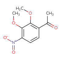 Chemical structure of 1-(2,3-dimethoxy-4-nitrophenyl)ethan-1-one - CSSB00135326821