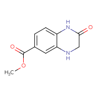 Chemical structure of methyl 2-oxo-1,2,3,4-tetrahydroquinoxaline-6-carboxylate - CSSB00000700006