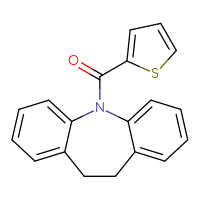 Chemical structure of 2-(thiophene-2-carbonyl)-2-azatricyclo[9.4.0.0³,⁸]pentadeca-1(15),3,5,7,11,13-hexaene - CSSB00116273797