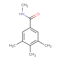 Chemical structure of N,3,4,5-tetramethylbenzamide - CSSB08682509559
