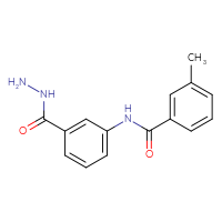 Chemical structure of N-[3-(hydrazinecarbonyl)phenyl]-3-methylbenzamide - CSSB00020595382