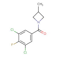 Chemical structure of 1-(3,5-dichloro-4-fluorobenzoyl)-3-methylazetidine - CSSB01057964505