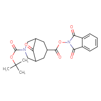 Chemical structure of 3-tert-butyl 7-(1,3-dioxo-2,3-dihydro-1H-isoindol-2-yl) 9-oxo-3-azabicyclo[3.3.1]nonane-3,7-dicarboxylate - CSSB06258915307