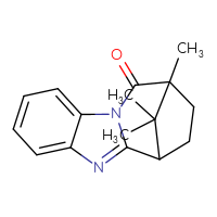 Chemical structure of 12,15,15-trimethyl-3,10-diazatetracyclo[10.2.1.0²,¹⁰.0⁴,⁹]pentadeca-2,4,6,8-tetraen-11-one - CSSB00026735193