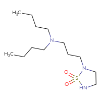 Chemical structure of 2-[3-(dibutylamino)propyl]-1λ⁶,2,5-thiadiazolidine-1,1-dione - CSMB02535612009