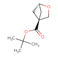 Chemical structure of tert-butyl (1r,4r)-2-oxabicyclo[2.1.1]hexane-4-carboxylate - CSSB02127830244