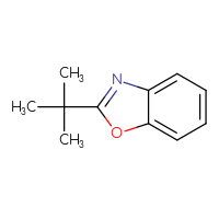 Chemical structure of 2-tert-butyl-1,3-benzoxazole - CSSB00009845470