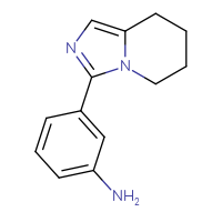 Chemical structure of 3-{5H,6H,7H,8H-imidazo[1,5-a]pyridin-3-yl}aniline - CSSB00010141414