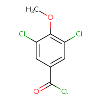 Chemical structure of 3,5-dichloro-4-methoxybenzoyl chloride - CSSB00000015632