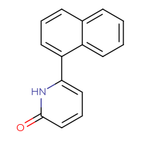 Chemical structure of 6-(naphthalen-1-yl)-1,2-dihydropyridin-2-one - CSSB00008318508