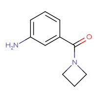 Chemical structure of 3-(azetidine-1-carbonyl)aniline - CSSB00014849597