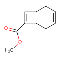 Chemical structure of methyl bicyclo[4.2.0]octa-3,7-diene-7-carboxylate - CSSB02126441994