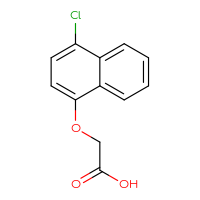 Chemical structure of 2-[(4-chloronaphthalen-1-yl)oxy]acetic acid - CSSB00000191257