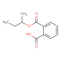 Chemical structure of 2-[(butan-2-yloxy)carbonyl]benzoic acid - CSSB00009990577