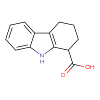 Chemical structure of 2,3,4,9-tetrahydro-1H-carbazole-1-carboxylic acid - CSSB00000068633