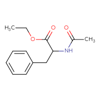 Chemical structure of ethyl 2-acetamido-3-phenylpropanoate - CSSB00046241657