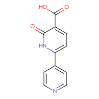 Chemical structure of 6-oxo-1,6-dihydro-[2,4'-bipyridine]-5-carboxylic acid - CSSB00000745729
