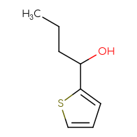 Chemical structure of 1-(thiophen-2-yl)butan-1-ol - CSSB00011350891