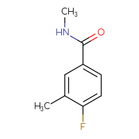 Chemical structure of 4-fluoro-N,3-dimethylbenzamide - CSSB00011825793