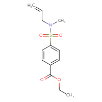 Chemical structure of ethyl 4-[methyl(prop-2-en-1-yl)sulfamoyl]benzoate - CSSB02018022412