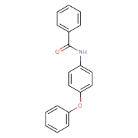 Chemical structure of N-(4-phenoxyphenyl)benzamide - CSSB00026276405