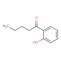 Chemical structure of 1-(2-hydroxyphenyl)pentan-1-one - CSSB00000086873