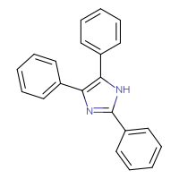 Chemical structure of 2,4,5-triphenyl-1H-imidazole - CSSB00000031971