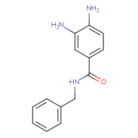 Chemical structure of 3,4-diamino-N-benzylbenzamide - CSSB00114070607