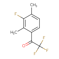 Chemical structure of 2,2,2-trifluoro-1-(3-fluoro-2,4-dimethylphenyl)ethan-1-one - CSSB14921719138