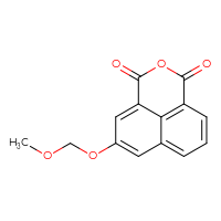 Chemical structure of 7-(methoxymethoxy)-3-oxatricyclo[7.3.1.0⁵,¹³]trideca-1(13),5,7,9,11-pentaene-2,4-dione - CSSB20471733708