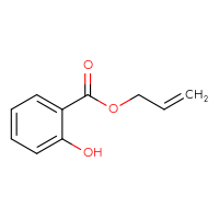 Chemical structure of prop-2-en-1-yl 2-hydroxybenzoate - CSSB00000006389