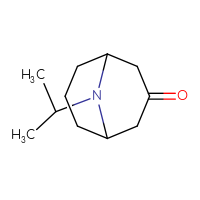 Chemical structure of 9-(propan-2-yl)-9-azabicyclo[3.3.1]nonan-3-one - CSSB00000762085