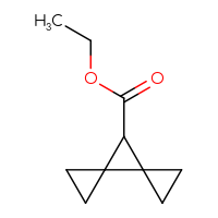 Chemical structure of ethyl dispiro[2.0.2⁴.1³]heptane-7-carboxylate - CSSB00025049747