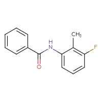 Chemical structure of N-(3-fluoro-2-methylphenyl)benzamide - CSSB00003544119
