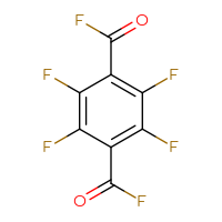 Chemical structure of tetrafluorobenzene-1,4-dicarbonyl difluoride - CSSB00134770287