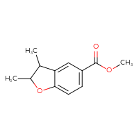 Chemical structure of methyl 2,3-dimethyl-2,3-dihydro-1-benzofuran-5-carboxylate - CSSB00135076655