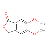 Chemical structure of 5,6-dimethoxy-1,3-dihydro-2-benzofuran-1-one - CSSB00000013790