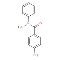 Chemical structure of 4-amino-N-methyl-N-phenylbenzamide - CSSB00000512027