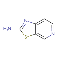Chemical structure of [1,3]thiazolo[5,4-c]pyridin-2-amine - CSSB00000047771