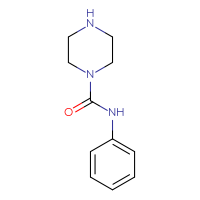 Chemical structure of N-phenylpiperazine-1-carboxamide - CSSB00000218854