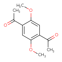 Chemical structure of 1-(4-acetyl-2,5-dimethoxyphenyl)ethan-1-one - CSSB00009990429