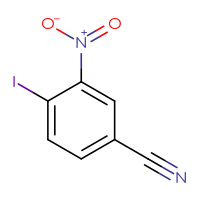Chemical structure of 4-iodo-3-nitrobenzonitrile - CSSB00012036069