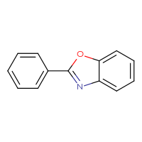 Chemical structure of 2-phenyl-1,3-benzoxazole - CSSB00000031609
