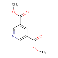 Chemical structure of 3,5-dimethyl pyridine-3,5-dicarboxylate - CSSB00000028622
