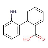 Chemical structure of 2'-amino-[1,1'-biphenyl]-2-carboxylic acid - CSSB00010249369
