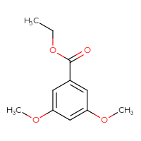 Chemical structure of ethyl 3,5-dimethoxybenzoate - CSSB00000170291
