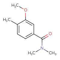 Chemical structure of 3-methoxy-N,N,4-trimethylbenzamide - CSSB00000216860