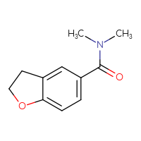 Chemical structure of N,N-dimethyl-2,3-dihydro-1-benzofuran-5-carboxamide - CSSB00011236679