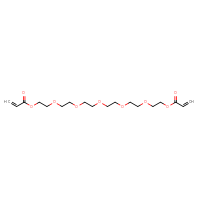Chemical structure of 17-(prop-2-enoyloxy)-3,6,9,12,15-pentaoxaheptadecan-1-yl prop-2-enoate - CSSB00102600424