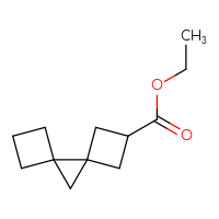 Chemical structure of ethyl dispiro[3.0.3⁵.1⁴]nonane-2-carboxylate - CSSB02129164565